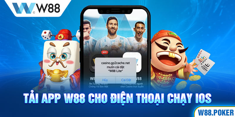 Tải app W88 cho điện thoại chạy IOS