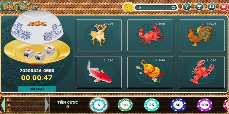 Tải game chơi bầu cua rất đơn giản